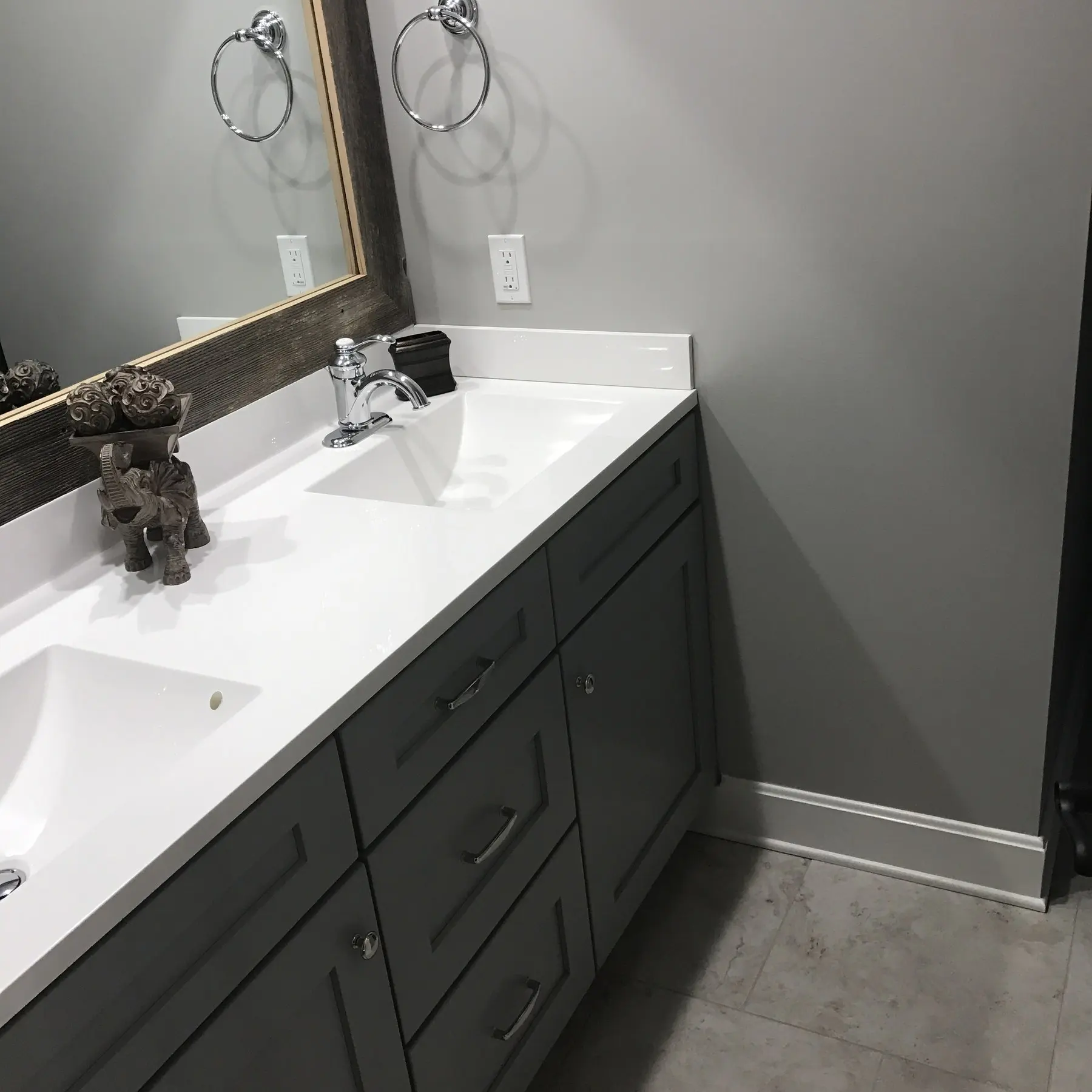 Residential Bathroom project 8 by Interior Solutions — flooring and finishes in a Central Kentucky bathroom